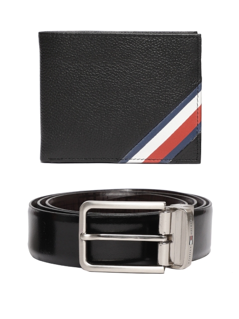 

Tommy Hilfiger Men Black & Brown Accessory Gift Set