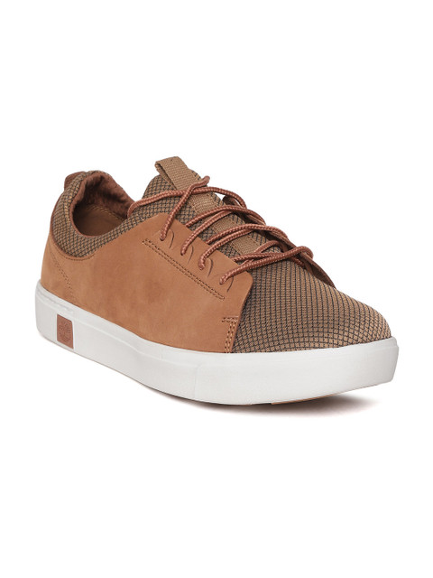 

Timberland Men Brown AMHERST Leather Sneakers
