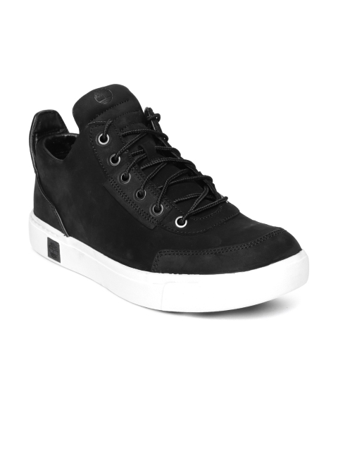 

Timberland Men Black Amherst Chukka Nubuck Sneakers