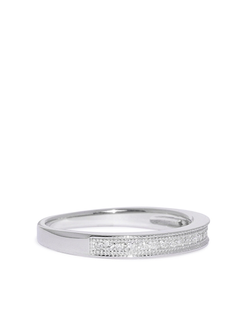 

Peora Women Eternal Shine CZ Band in 925 Sterling Silver Rhodium Finish Ring