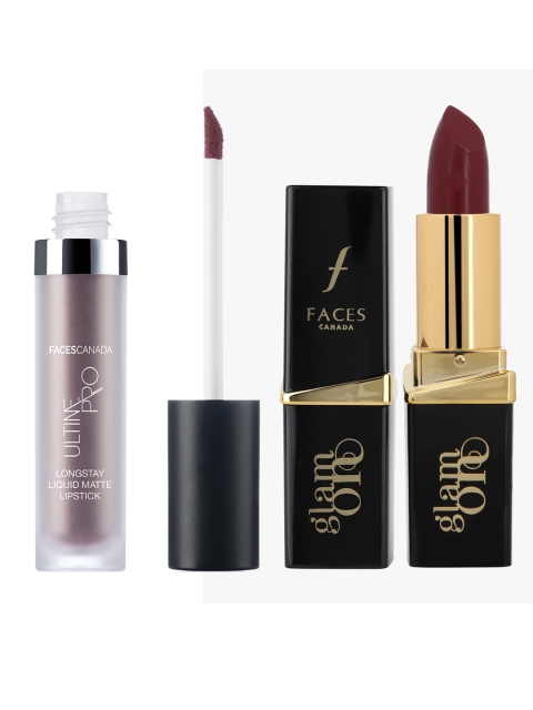 

FACES CANADA Set of 2 Lipsticks, Brown