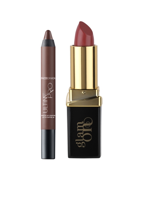 

FACES CANADA Set of 2 Lipsticks, Coffee brown