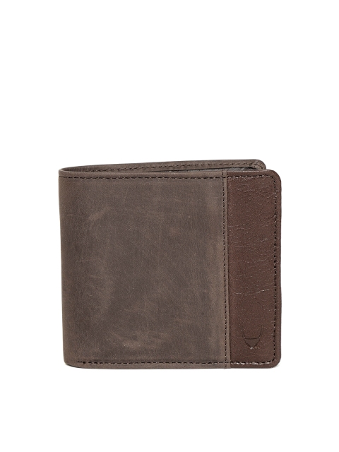 

Hidesign Men Coffee Brown Solid Two Fold Leather Wallet