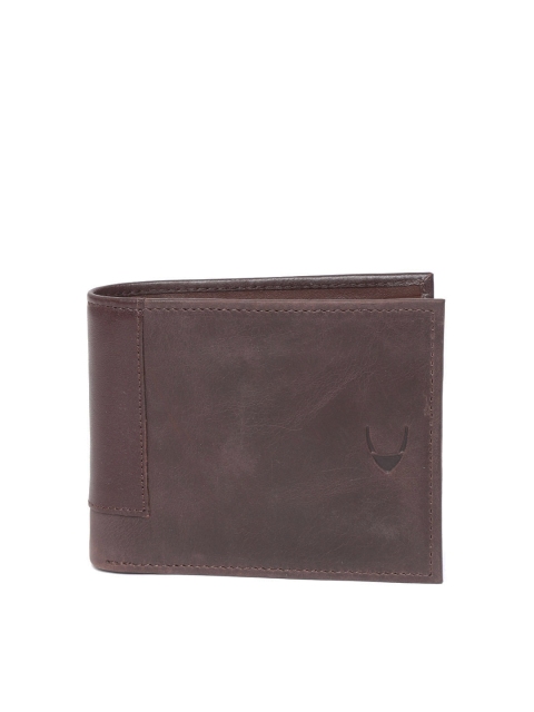 

Hidesign Men Coffee Brown Solid Two Fold Leather Wallet