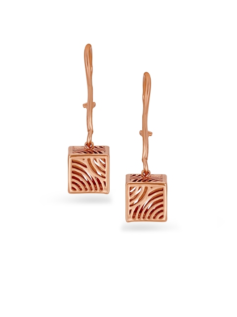 

Mia By Tanishq 14KT Rose Gold Hoop Earrings