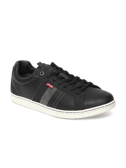 

Levis Men Black Solid Sneakers