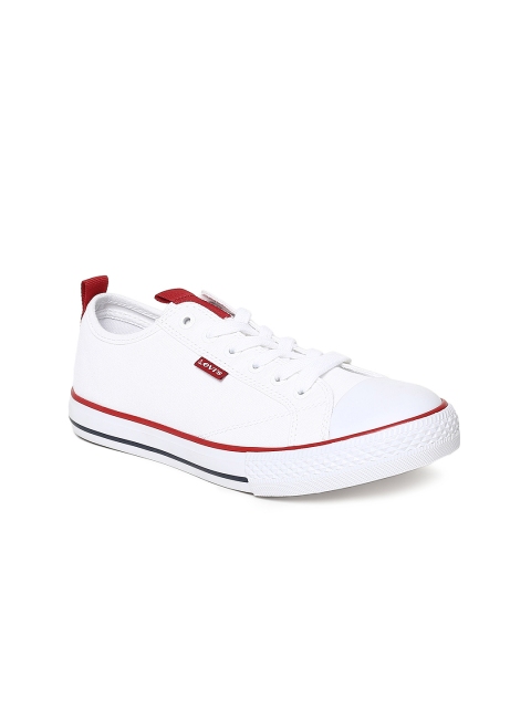

Levis Women White Stan Buck Ribbon Sneakers