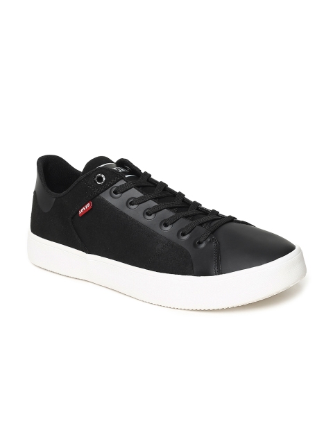

Levis Men Black Solid Sneakers