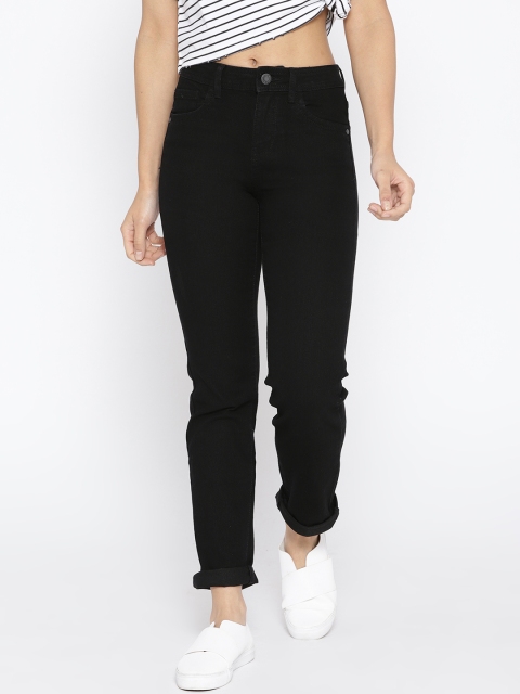 

OVS Women Black Regular Fit Mid-Rise Clean Look Stretchable Jeans