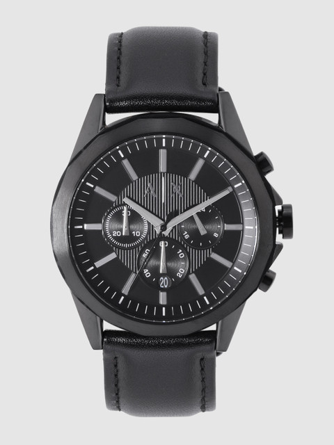 

Armani Exchange Men Black Drexler Chronograph Analogue Watch AX2627