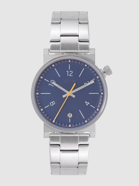 

Fossil Men Navy Blue Analogue Watch FS5509