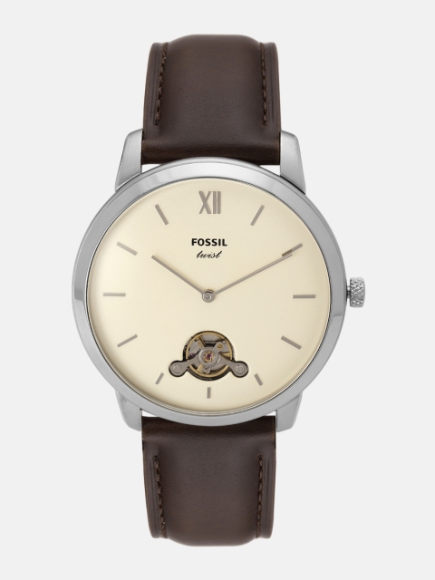 

Fossil NEUTRA TWI Men Cream Analogue Watch ME1169