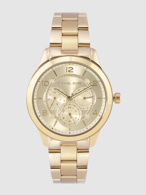 

Michael Kors RUNWAY Women Gold Analogue Watch MK6588