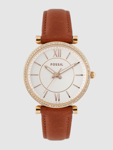 

Fossil CARLIE Women White Analogue Watch ES4428