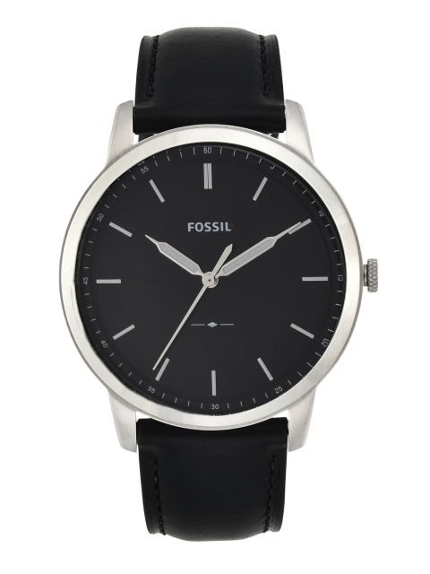 

Fossil Men Black The Minimalist Three-Hand Analogue Watch FS5398I