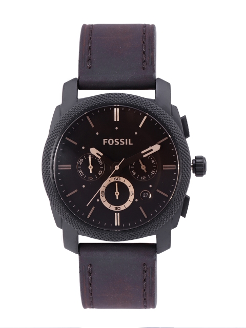 

Fossil Men Brown Analogue Watch FS4656, Coffee brown