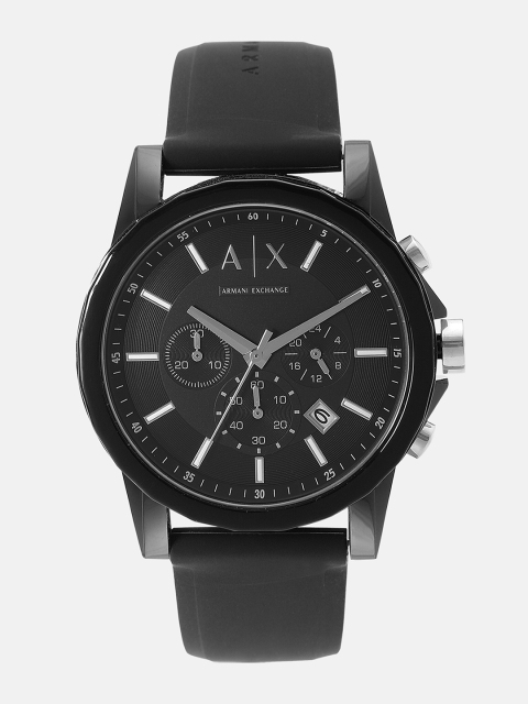 

Armani Exchange Unisex Black Chronograph Watch AX1326_SOR