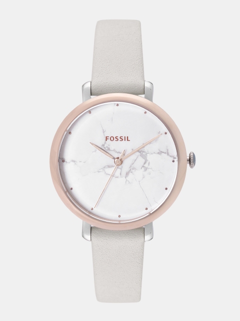 

Fossil Women Off-White Analogue Watch ES4377I