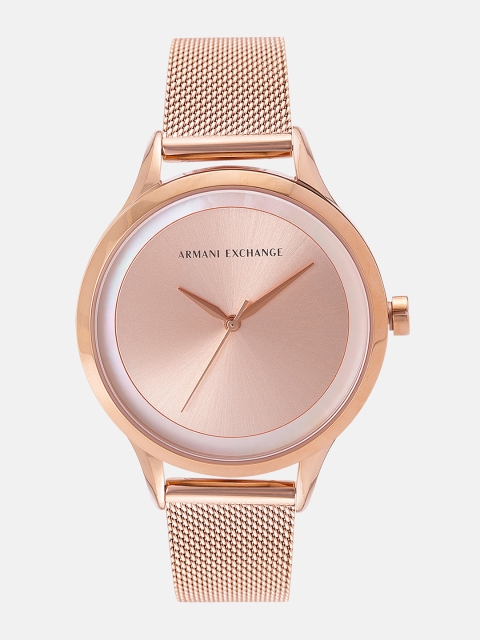 

Armani Exchange Women Rose Gold Analogue Watch AX5602_SOR