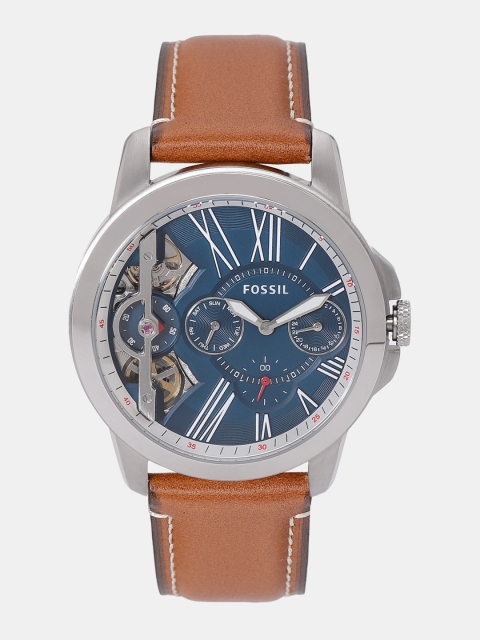 

Fossil Men Blue Skeleton Analogue Watch ME1161_SOR