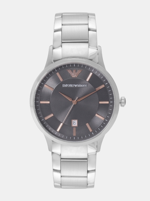

Emporio Armani Men Gunmetal-Toned Analogue Watch AR11105I, Metallic