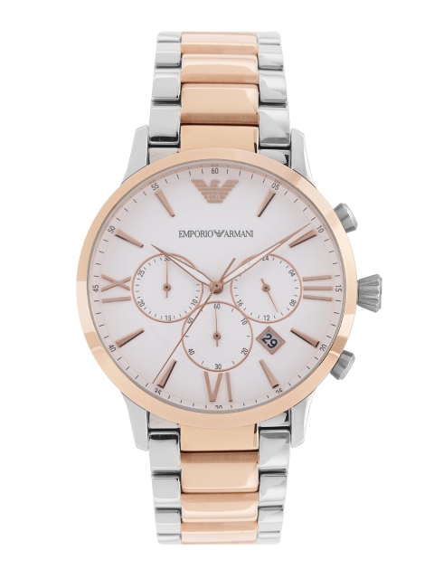 

Emporio Armani Men White Chronograph Watch AR11209