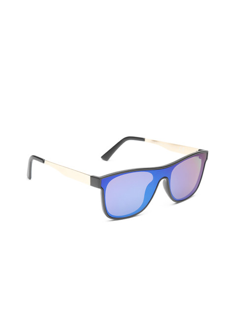 

Mast & Harbour Unisex Mirrored Shield Sunglasses MFB-PN-PS-DSA2073, Blue