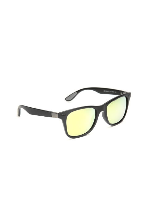 

Mast & Harbour Unisex Mirrored Wayfarer Sunglasses MFB-PN-AEP456XR-2, Yellow