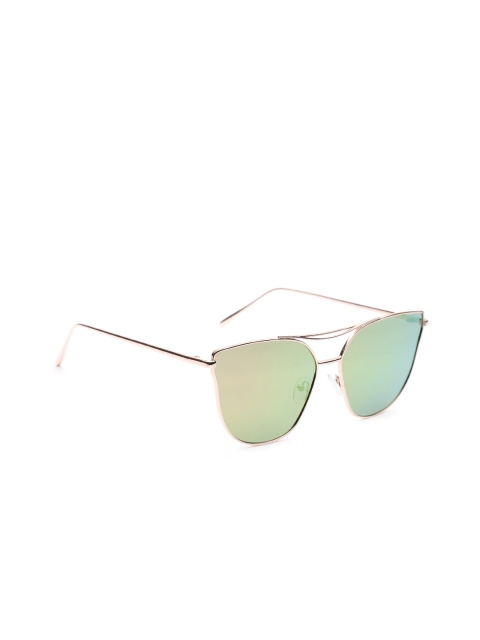 

DressBerry Women Mirrored Cateye Sunglasses MFB-PN-PS-T9327, Green