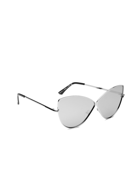 

DressBerry Women Mirrored Butterfly Sunglasses MFB-PN-PS-T10286, Grey