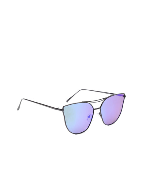 

DressBerry Women Mirrored Cateye Sunglasses MFB-PN-PS-T9327, Blue