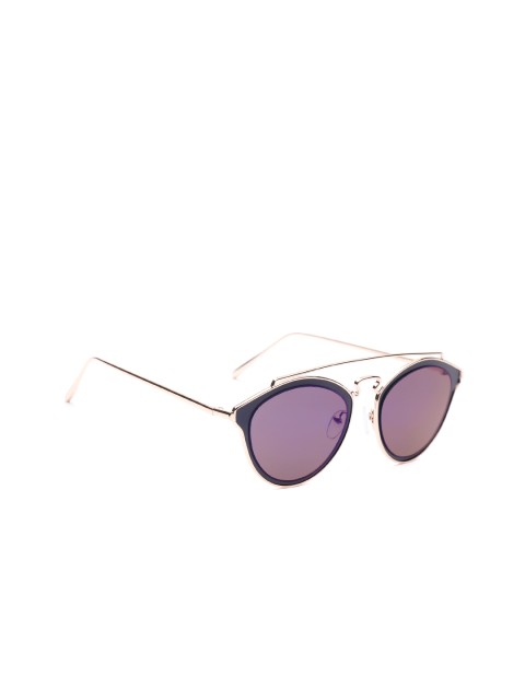 

DressBerry Women Mirrored Oval Sunglasses MFB-PN-PS-T9931, Purple