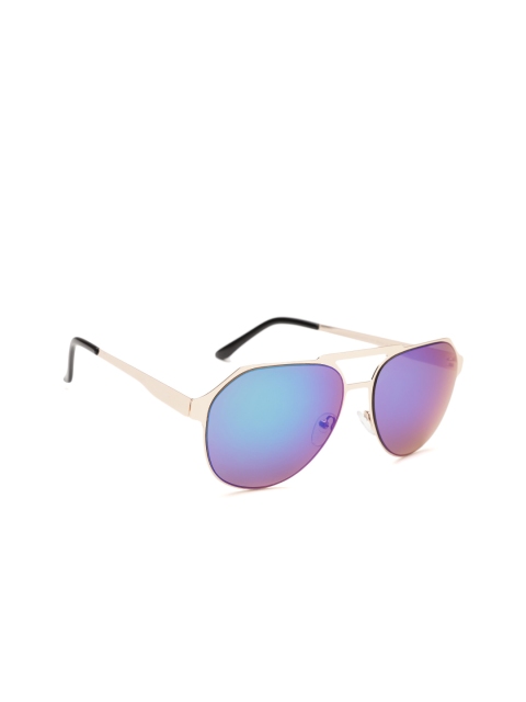 

Roadster Unisex Mirrored Oval Sunglasses MFB-PN-PS-T8780, Blue