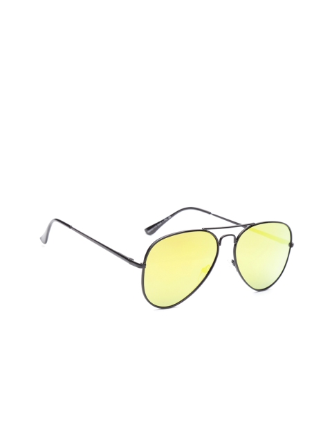 

Roadster Unisex Mirrored Aviator Sunglasses MFB-PN-PS-T9390, Yellow