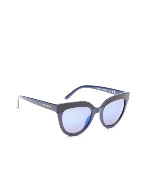 

DressBerry Women Mirrored Cateye Sunglasses MFB-PN-PS-3027, Blue