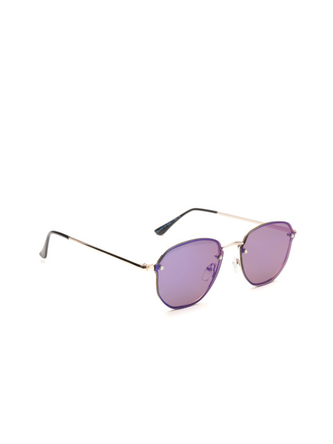 

Roadster Unisex Oval Mirrored Sunglasses MFB-PN-PS-T9941, Blue