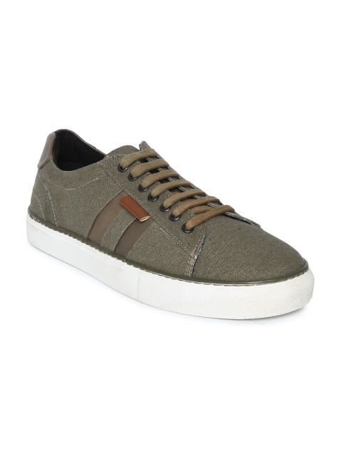 

Celio Men Olive Green Sneakers