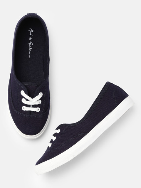 

Mast & Harbour Women Navy Blue Sneakers
