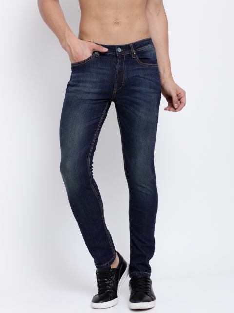 

LOCOMOTIVE Men Blue Slim Fit Mid-Rise Clean Look Stretchable Jeans