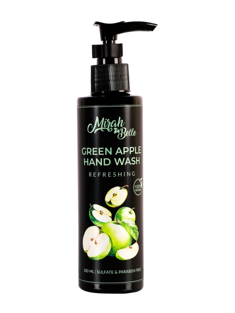 

Mirah Belle Unisex Natural Green Apple Hand Wash 200ml, White