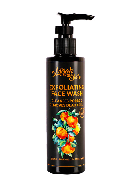

Mirah Belle Unisex Exfoliating Face Wash 200ml, Yellow
