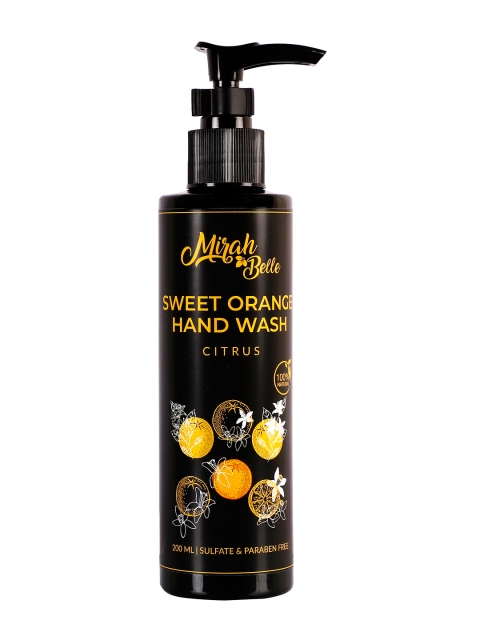 

Mirah Belle Unisex Sweet Orange Hand Wash 200ml, White