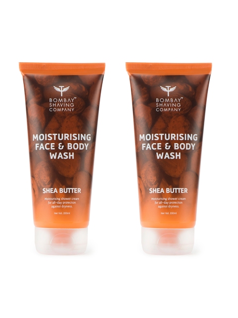 

Bombay Shaving Company Men Set of 2 Shea Butter Moisturising Face & Body Wash, Cream