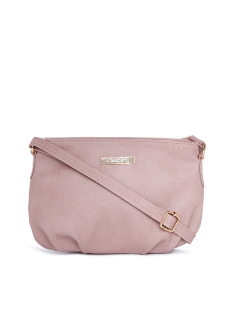 

DressBerry Pink Solid Sling Bag