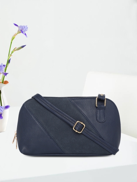 

DressBerry Navy Blue Solid Sling Bag