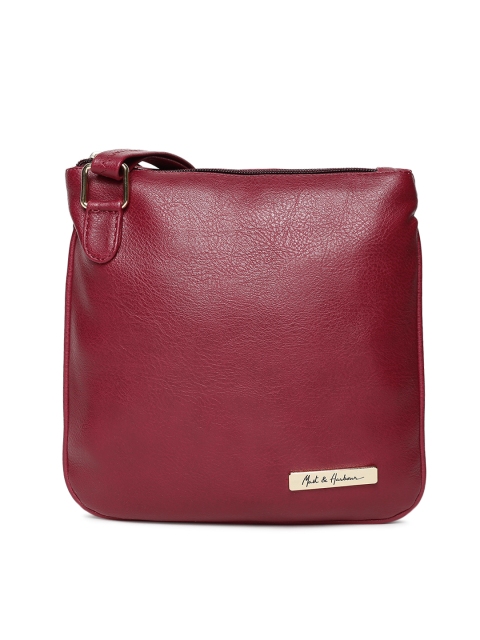 

Mast & Harbour Red Solid Sling Bag