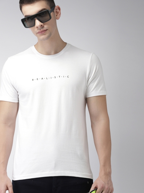 

Harvard Men White Printed T-shirt