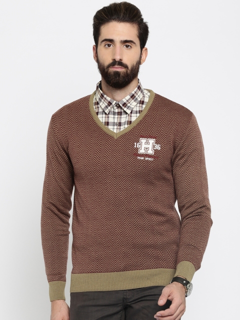 

HARVARD Maroon & Olive Green Sweater