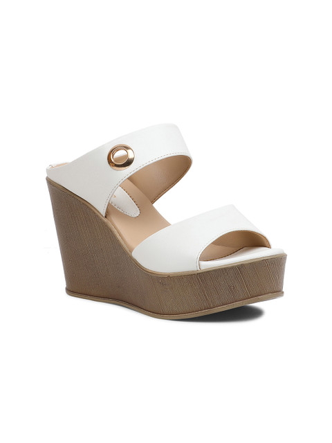 

pelle albero Women White Solid Heels