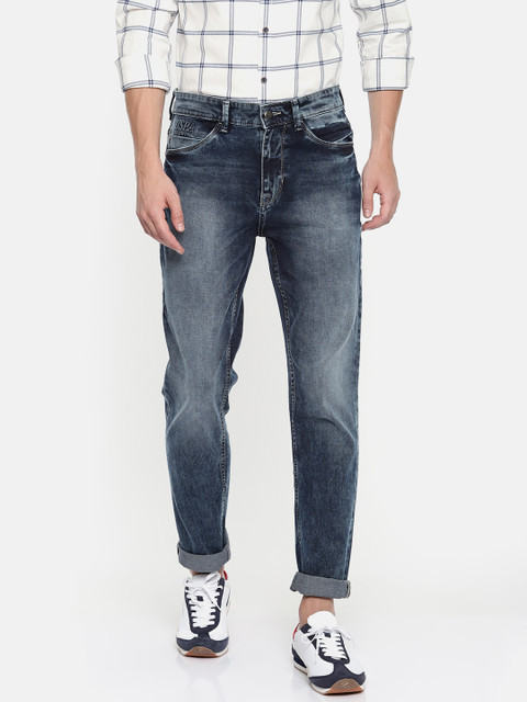 

U.S. Polo Assn. Denim Co. Men Blue Slim Fit Mid-Rise Clean Look Stretchable Jeans